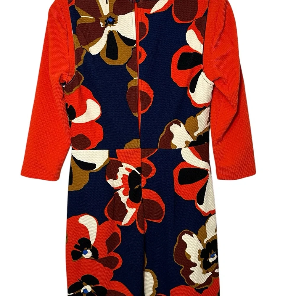 Retro Dress ECI New York‎ Floral Vintage Dress Fall Dress M - Picture 3 of 10